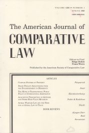 The American Journal of Comparative Law Vol.LXXI, No.1  Tahun 2023