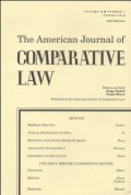 THE AMERICAN JOURNAL OF COMPARATIVE LAW VOL.LXIV, NO.1, SPRING 2016