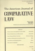 THE AMERICAN JOURNAL OF COMPARATIVE LAW VOL.LXIV, No.2, SUMMER 2016