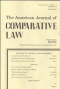 THE AMERICAN JOURNAL OF COMPARATIVE LAW VOL. LXV NO.4, WINTER 2017