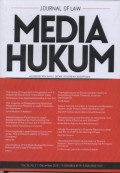 JOURNAL MEDIA HUKUM ACCREDITED WITH SINTA 2, DECREE OF MOHE NO.30/E/KPT/2018 Vol 26, No 2; 2019