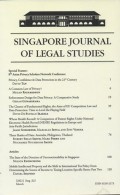 SINGAPORE JOURNAL OF LEGAL STUDIES MARCH 2021