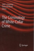 THE CRIMINOLOGY OF WHITE COLLAR CRIME