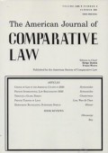 The American Journal of Comparative Law Vol 69, No.2  Tahun 2021