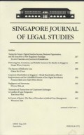 Singapore Journal of Legal Studies September 2023