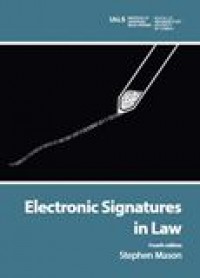 Image of ELECTRONIC SIGNATURES IN LAW