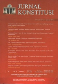 JURNAL KONSTITUSI