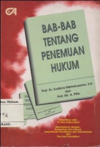 BAB-BAB TENTANG PENEMUAN HUKUM