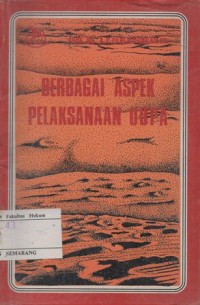 BERBAGAI ASPEK PELAKSANAAN UUPA