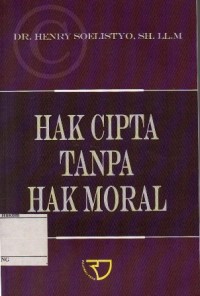 HAK CIPTA TANPA HAK MORAL