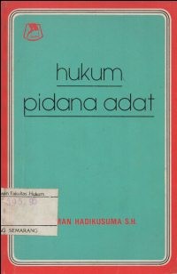 HUKUM PIDANA ADAT