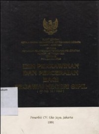 IZIN PERKAWINAN DAN PERCERAIAN BAGI PEGAWAI NEGERI SIPIL (PP. NO. 10/1983)