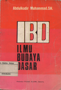 IBD: ILMU BUDAYA DASAR