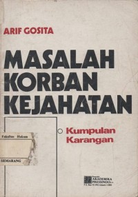 MASALAH KORBAN KEJAHATAN KUMPULAN KARANGAN