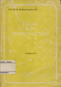 PAJAK DAN PEMBANGUNAN