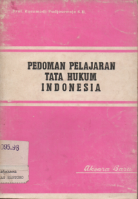 PEDOMAN PELAJARAN TATA HUKUM INDONESIA