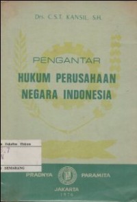 PENGANTAR HUKUM PERUSAHAAN NEGARA INDONESIA