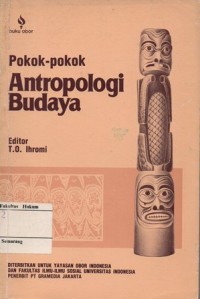 POKOK-POKOK ANTROPOLOGI BUDAYA