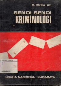 SENDI-SENDI KRIMINOLOGI