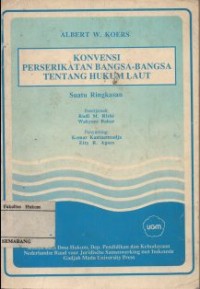 KONVENSI PERSERIKATAN BANGSA-BANGSA TENTANG HUKUM LAUT