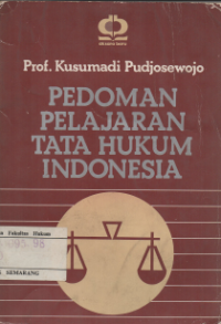 PEDOMAN PELAJARAN TATA HUKUM INDONESIA