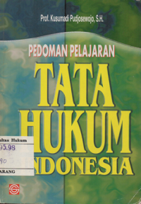 PEDOMAN PELAJARAN TATA HUKUM INDONESIA