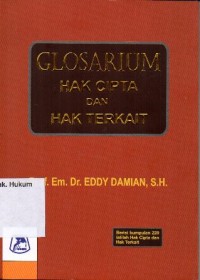 GLOSARIUM HAK CIPTA DAN HAK TERKAIT