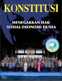 MAJALAH KONSTITUSI NO. 153 NOVEMBER TAHUN 2019