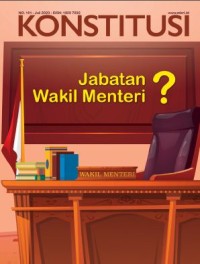 MAJALAH KONSTITUSI NO. 160 JULI TAHUN 2020