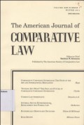 THE AMERICAN JOURNAL OF COMPARATIVE LAW Vol. LIX, No. 1,Winter 2011