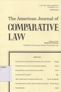THE AMERICAN JOURNAL OF COMPARATIVE LAW Vol. LIX, No. 3,Summer 2011