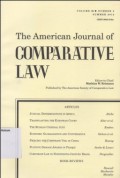 THE AMERICAN JOURNAL OF COMPARATIVE LAW Vol. LX, No.3,Summer 2012