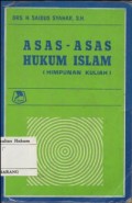 ASAS-ASAS HUKUM ISLAM (HIMPUNAN-KULIAH)