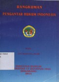RANGKUMAN PENGANTAR HUKUM INDONESIA