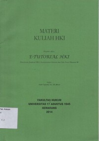 MATERI KULIAH HAKI