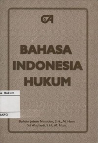 BAHASA INDONESIA HUKUM