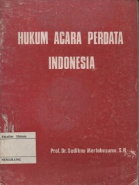 HUKUM ACARA PERDATA INDONESIA