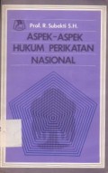 ASPEK-ASPEK HUKUM PERIKATAN NASIONAL