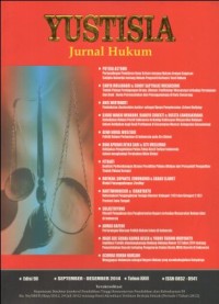 YUSTISIA :JURNAL HUKUM EDISI 90, SEPTEMBER-DESEMBER 2014, XXIII