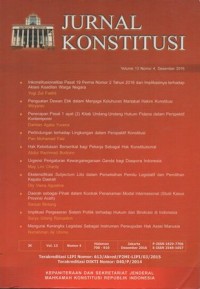 Image of JURNAL KONSTITUSI