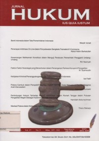 JURNAL HUKUM IUS QUIA IUSTUM VOL.17 NO.3