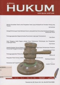 Image of JURNAL HUKUM IUS QUIA IUSTUM VOL.18 NO.2