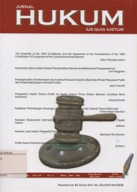 Image of JURNAL HUKUM IUS QUIA IUSTUM VOL.18 NO.3