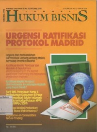 Image of JURNAL HUKUM BISNIS VO.28 NO.2 TH 2009