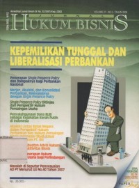 JURNAL HUKUM BISNIS VOL.27 NO.2 TAHUN 2008