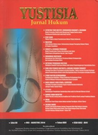 Image of YUSTISIA :JURNAL HUKUM EDISI 89, MEI-AGUSTUS 2014, XXIII