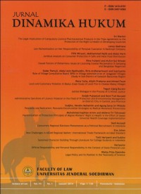 Image of JURNAL DINAMIKA HUKUM VOL. 18 NO.1 JANUARI 2018