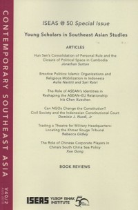 Image of CONTEMPORARY SOUTHEAST ASIA VOL.40, NO.2 AGUSTUS 2018