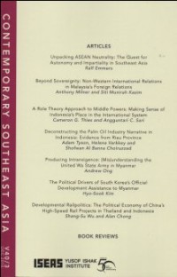 Image of CONTEMPORARY SOUTHEAST ASIA VOL.40, NO.3 DESEMBER 2018
