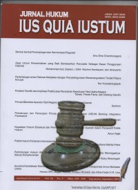 JURNAL HUKUM IUS QUIA IUSTUM  VOL 26 NO 3 2019